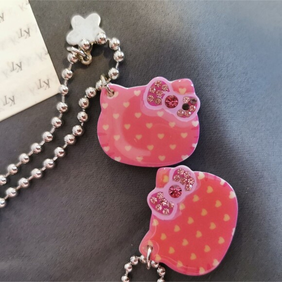 Hello Kitty Necklace Lot Jewelberry Japan Rare Sanrio Pendant Bracelet Jewelry - Picture 5 of 15